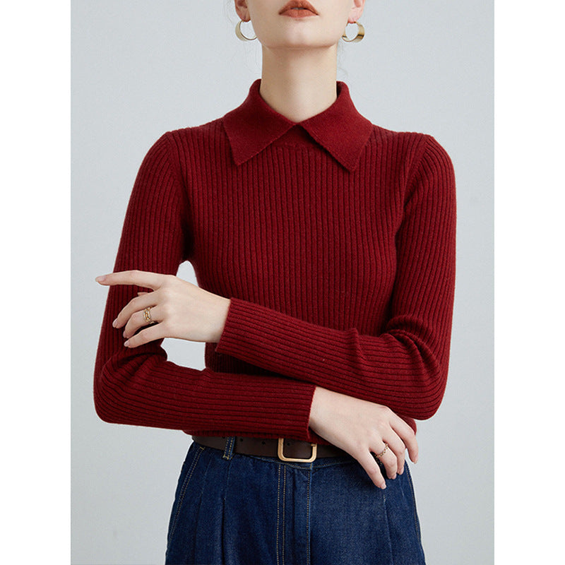 Bordeaux Vintage Knit